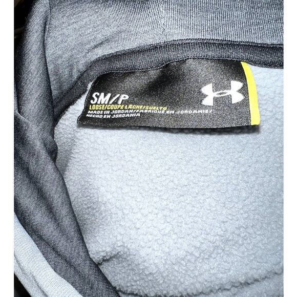 Men's UA logo Pullover gray logo Hoodie size S - Picture 2 of 7